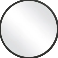 Round Matte Black Thick Frame Mirror-Kirkland's Home Online