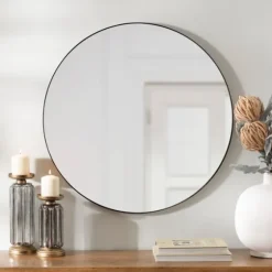 Round Metal Mirror, 30 In.-Kirkland's Home Sale