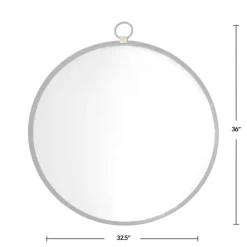 Round Metal Mirror With Ring-Kirkland's Home Online