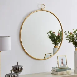 Round Metal Mirror With Ring-Kirkland's Home Cheap