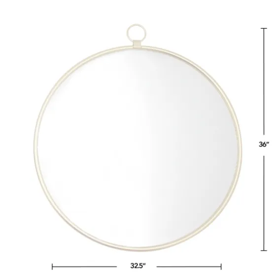 Round Metal Mirror With Ring-Kirkland's Home Cheap