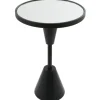 Round Metal Mirrored Top Side Table-Kirkland's Home Cheap