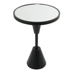 Round Metal Mirrored Top Side Table-Kirkland's Home Cheap