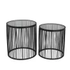 Round Metal Wire Accent Tables, Set Of 2-Kirkland's Home Fashion