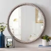 Round Natural Beaded Wall Mirror-Kirkland's Home Online
