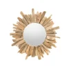 Round Natural Driftwood Frame Mirror-Kirkland's Home Shop