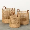 Round Natural Open Weave Baskets, Set Of 3-Kirkland's Home New