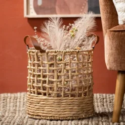 Round Natural Open Weave Baskets, Set Of 3-Kirkland's Home New