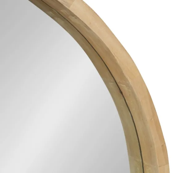Round Natural Wood Hutton Mirror-Kirkland's Home Hot
