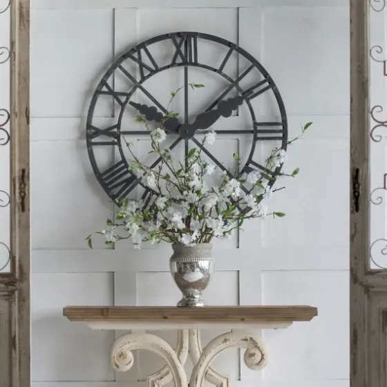 Round Open Face Decorative Wall Clock-Kirkland's Home Cheap