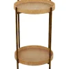 Round Rattan 2-Tier Side Table-Kirkland's Home Cheap