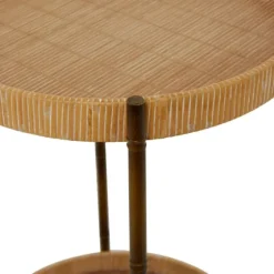 Round Rattan 2-Tier Side Table-Kirkland's Home Cheap