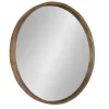 Round Rustic Wood Hutton Mirror-Kirkland's Home Hot