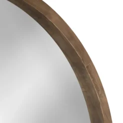 Round Rustic Wood Hutton Mirror-Kirkland's Home Hot