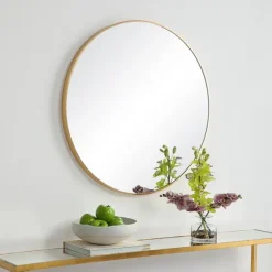 Round Simple Frame Medium Wall Mirror-Kirkland's Home Cheap