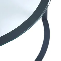 Round Tempered Glass Hourglass Base Coffee Table-Kirkland's Home Cheap