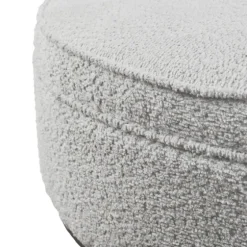 Round Upholstered Ottoman-Kirkland's Home Clearance