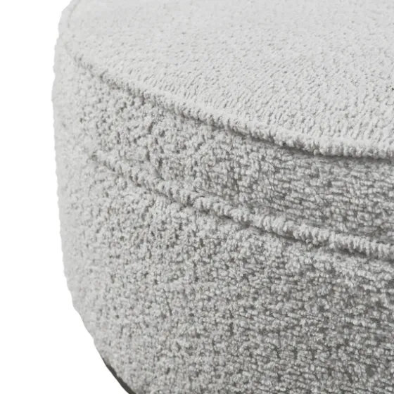 Round Upholstered Ottoman-Kirkland's Home Clearance