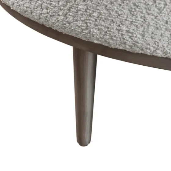 Round Upholstered Ottoman-Kirkland's Home Clearance