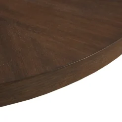 Round Walnut Wood Starburst Coffee Table-Kirkland's Home Fashion
