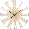 Round White Metal And Wood Wall Clock-Kirkland's Home Best