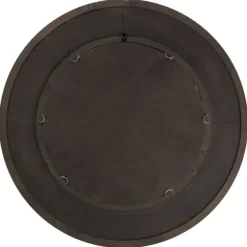 Round Whitewashed Vintage Wood And Metal Mirror-Kirkland's Home New