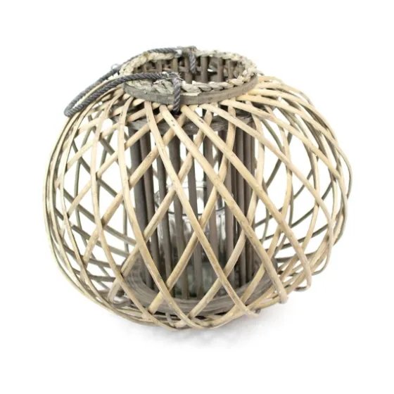 Round Willow Woven Lantern-Kirkland's Home Store