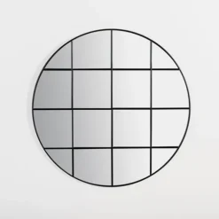 Round Windowpane Wall Mirror-Kirkland's Home Store