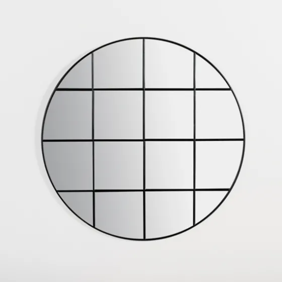 Round Windowpane Wall Mirror-Kirkland's Home Store