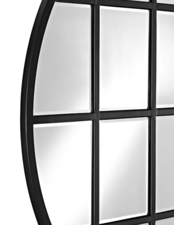 Round Windowpane Wall Mirror, 40 In.-Kirkland's Home Hot