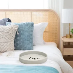 Round Wood Love Tray-Kirkland's Home Cheap