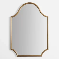 Rowan Vintage Gold Wall Mirror-Kirkland's Home Fashion