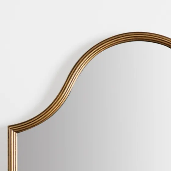 Rowan Vintage Gold Wall Mirror-Kirkland's Home Fashion