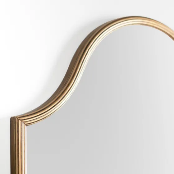 Rowan Vintage Gold Wall Mirror-Kirkland's Home Fashion