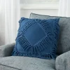 Royal Diamond Fringe Throw Pillow-Kirkland's Home New