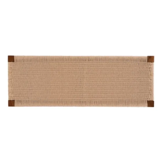 Rubberwood Handwoven Rope Bench-Kirkland's Home Hot