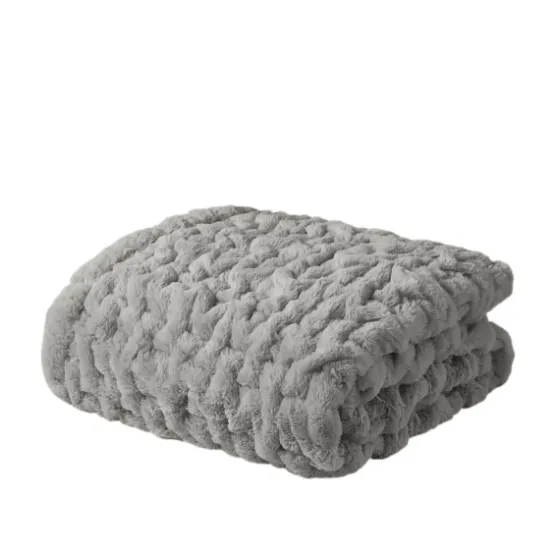 Ruched Faux Fur Throw-Kirkland's Home Best Sale