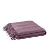 Ruched Throw Blanket With Fringe-Kirkland's Home Clearance