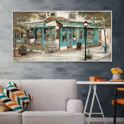 Rue Du Jardin Corner Bistro Framed Wall Art-Kirkland's Home Cheap