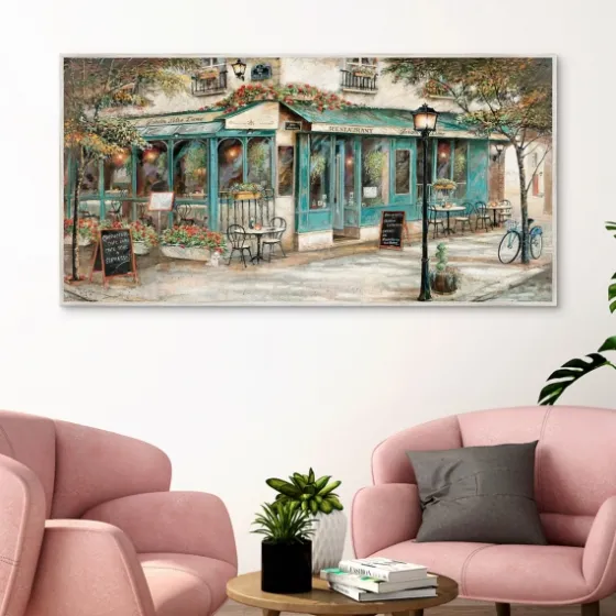 Rue Du Jardin Corner Bistro Framed Wall Art-Kirkland's Home Cheap