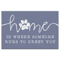 Runs To Greet You Canvas Art Print, 18X12 In.-Kirkland's Home Discount