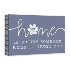 Runs To Greet You Canvas Art Print, 18X12 In.-Kirkland's Home Discount