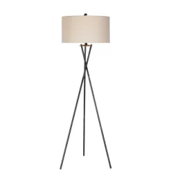 Rust Black Metal Tripod Floor Lamp-Kirkland's Home Hot