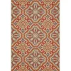 Rust Boho Ikat Indoor/Outdoor Area Rug, 5X7-Kirkland's Home Cheap