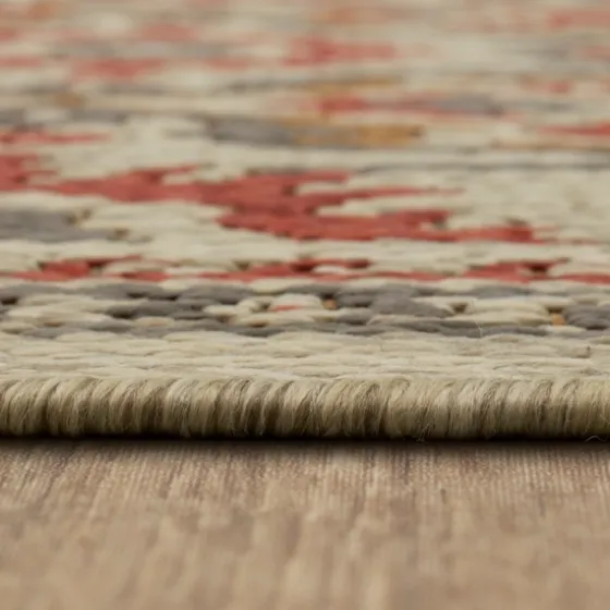 Rust Global Ikat Indoor/Outdoor Area Rug, 5X7-Kirkland's Home Discount