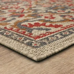 Rust Global Ikat Indoor/Outdoor Area Rug, 5X7-Kirkland's Home Discount