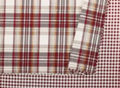 Rust Plaid Camden King 3-Pc. Quilt Set-Kirkland's Home Outlet