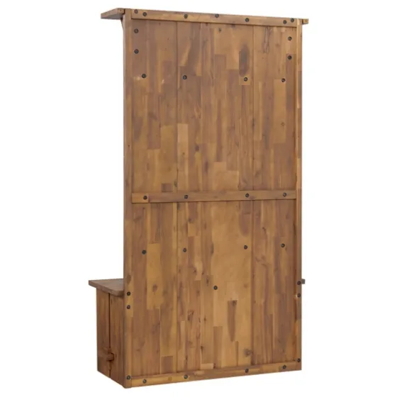 Rustic Acacia Wood Hall Tree-Kirkland's Home Online