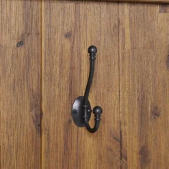 Rustic Acacia Wood Hall Tree-Kirkland's Home Online