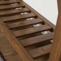 Rustic A-Frame Marble And Walnut Console Table-Kirkland's Home Clearance